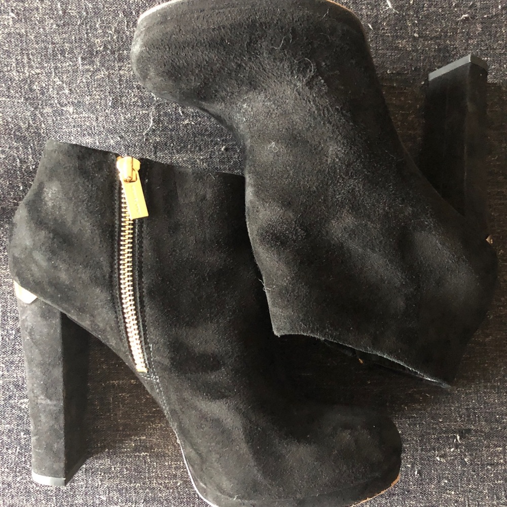 Michael Kors Haven Platform Bootie - Black/Gold